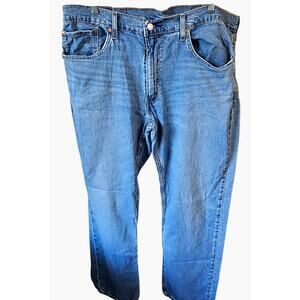 Men's Medium Wash Levi's 559 Relaxed Straight Jeans 38" X 32"